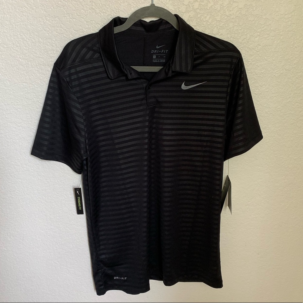 Nike Dri-Fit Striped Polo Shirt NWT
